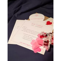 Enveloppe bon cadeau Saint Valentin 2 personnes - Voyage immersif Les Epicurieuses