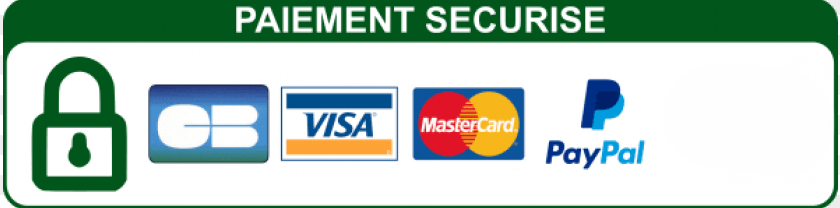 Logos paiements sécurisés